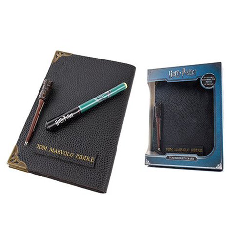Harry Potter Tom Riddle's Diary, Notebook with Invisible Ink Pen & Wand
