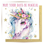Lalaland - Magical Unicorn Greeting Card