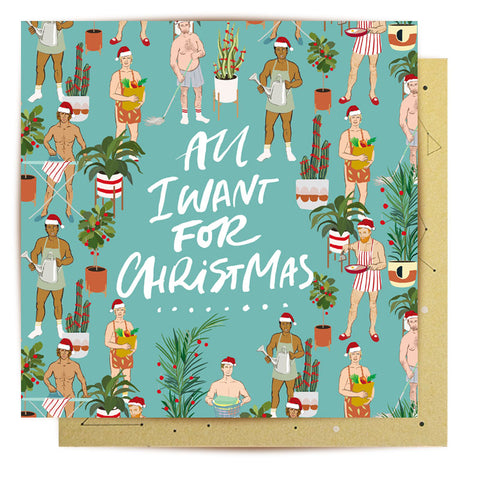Lalaland - All I Want for Christmas Greeting Card
