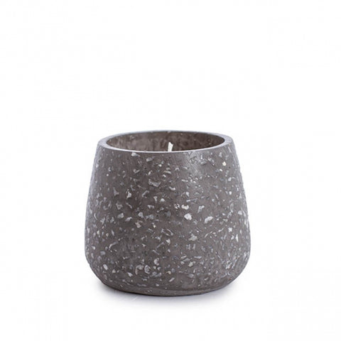 Keri - Limited Edition Medium Grey Terrazzo Scented Candle, Ambergris