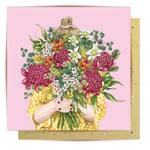 Lalaland - Girl Bouquet Greeting Card