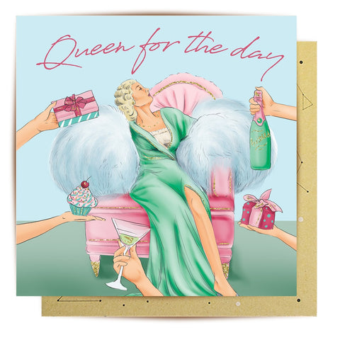 Lalaland - Queen for the Day Greeting Card