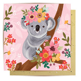 Lalaland - Pink Koala Greeting Card