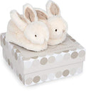 Doudou et Compagnie - Bunny Booties 0-6 months, Taupe
