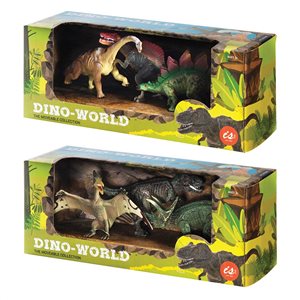 IS GIFT - Dinoworld - Set of 3 Dinosaurs, Assorted Styles
