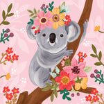 Lalaland - Pink Koala Greeting Card