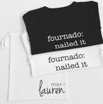 Max and Lauren - Fournado Short Sleeve Tee, Black