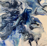 Gemma Michelle Art - OOAK Abstract Acrylic on Canvas 30cm