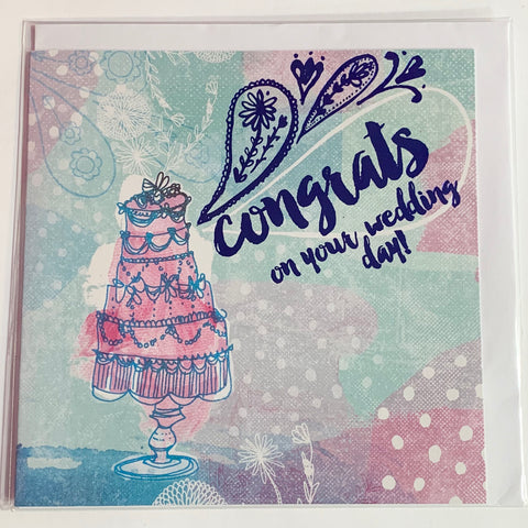 Lalaland - Wedding Cake Greeting Card