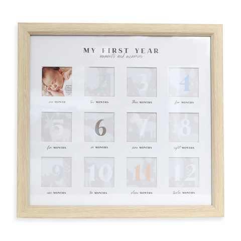 Splosh - Baby Collection Photo Frame, Baby's First Year