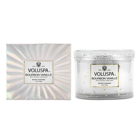Voluspa - 60hr Corta Candle, Bourbon Vanille