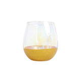 Splosh - Celebration DIY Stemless Wine Glass, Gold