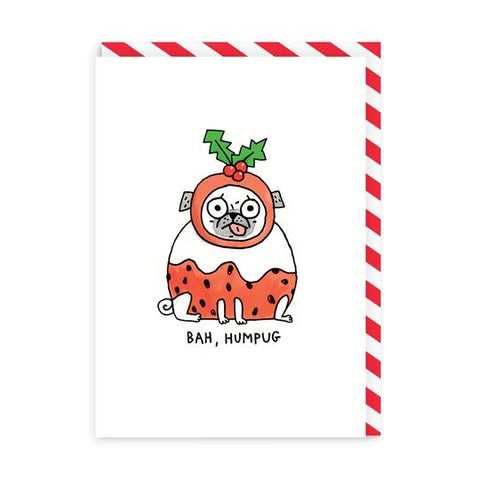 Ohh Deer - Bah Humpug Greeting Card