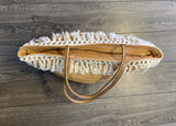 Free Spirit Australia - Rattan Beach Bag with Cotton Tassel Detail, Natural