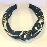 Zoda - Animal Instincts Knot Headband, Mustard