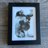 Gemma Michelle Art - Assorted OOAK Abstract Alcohol Ink on Yupo Art Pieces, Framed