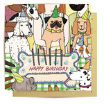 Lalaland - Dog Birthday Greeting Card