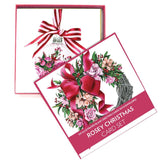 Lalaland - Delux Christmas Card Set, Rosey Christmas