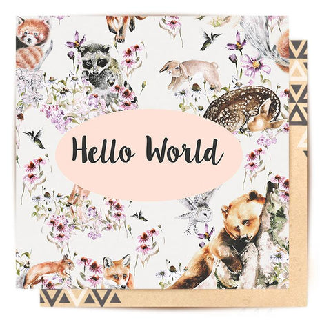 Lalaland - Hello World Greeting Card