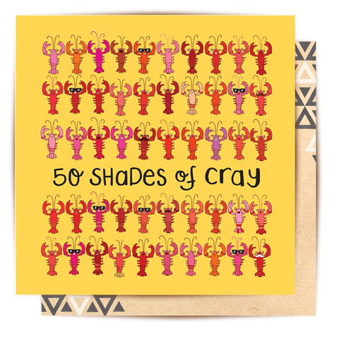 Lalaland - 50 Shades of Cray Greeting Card