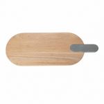 Zakkia - Paddle Serving Board with Concrete Handle, Long