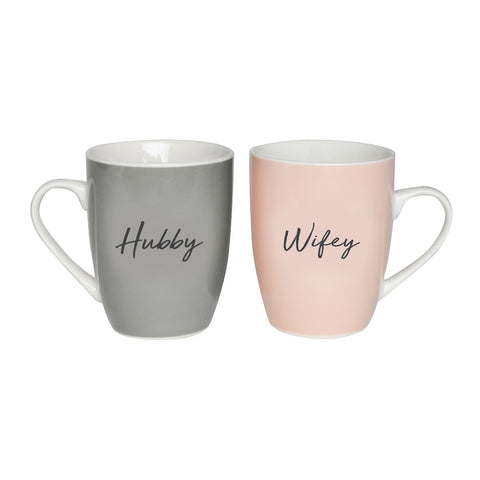 Splosh - Hubby & Wifey Mug Set
